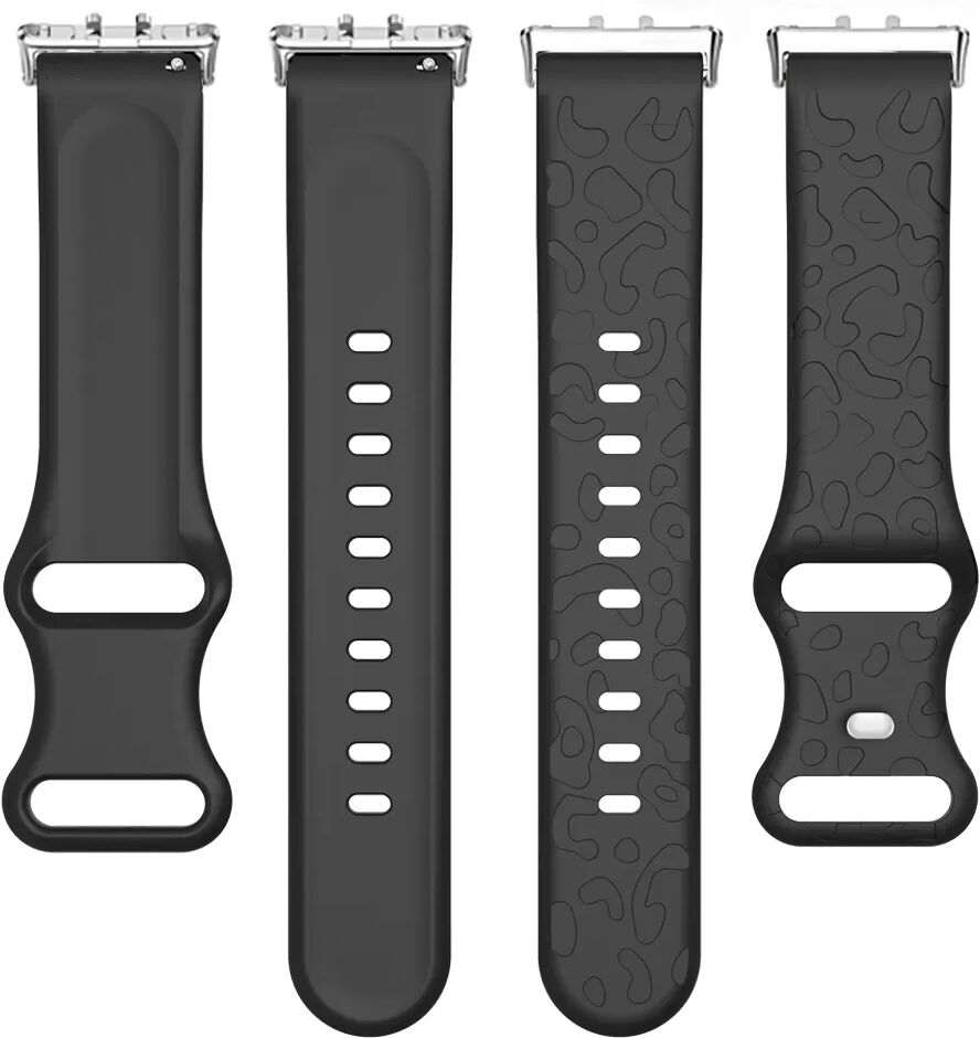 INF Silikonarmband für Samsung Galaxy Fit3 Schwarz
