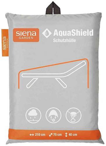 Siena Garden D41178 AquaShield Liegenhülle 210x75xH40cm hellgrau, 100% Polyester