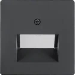 Berker 14096086 Berker Zentralstück für UAE Steckdose 2-fach Serie Q.x anthrazit, samt