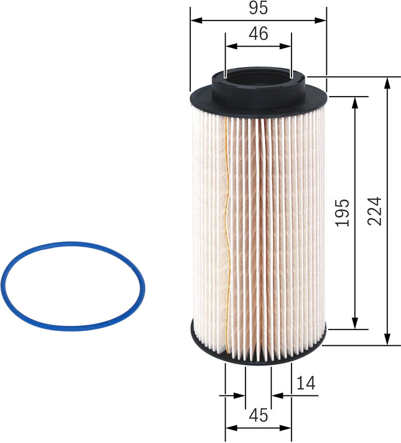 Bosch Kraftstofffilter F026402745 Für Man