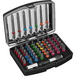 VIGOR Bit Box, V5020, Sechskant6,3 (1/4 Zoll), Schlitz Profil, Innen-Sechskant Profil, Kreuzschlitz