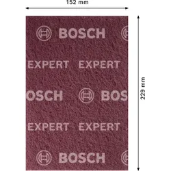Bosch EXPERT N880 Vliesscheibe zum Handschleifen rot - 2608901215 - rot