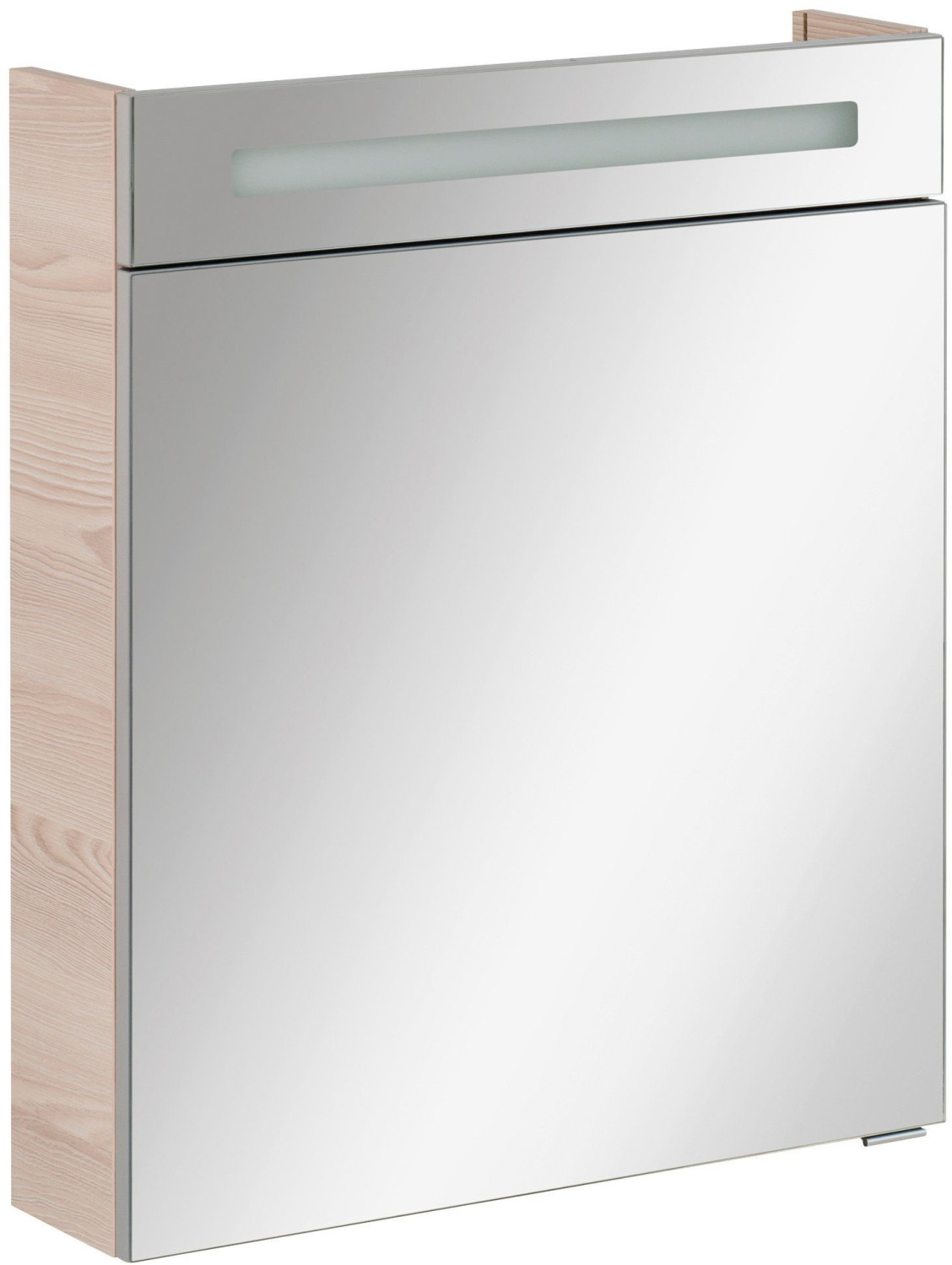 FACKELMANNGMBH CL60 Spiegelschrank 1 Tür Alaska-Esche, LED, 60x71x16 cm 09191134