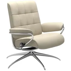 Stressless Sessel London Star Low Back Leder Beige Batick Cream