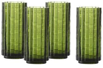 Fortessa Mahalo Stackable Glass, 11.5 Oz. Collins (Set of 4), Clear