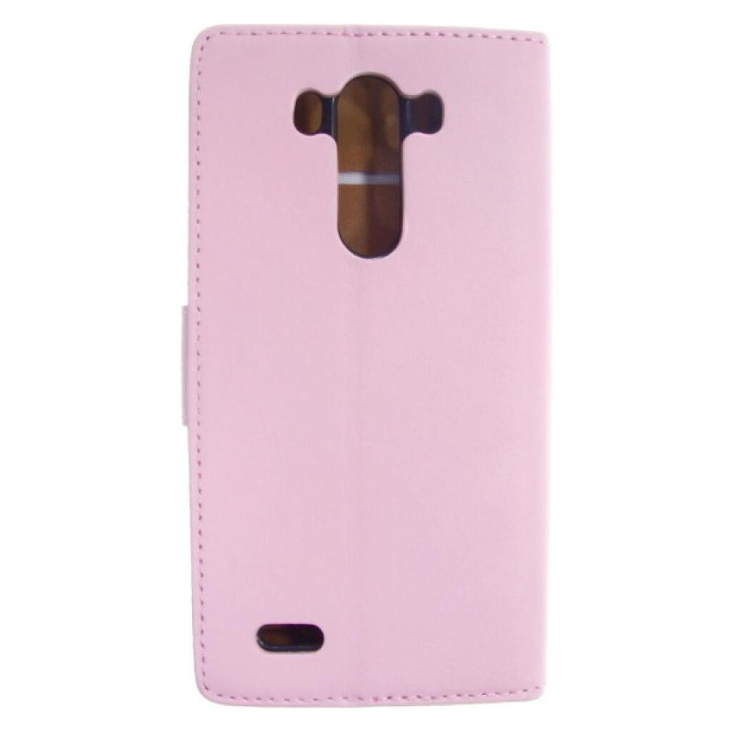 OEM Slim Leather Book Case for LG G3 pink 4250710554034 (LG G3) (25445205)