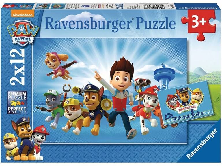 Ravensburger Puzzles 2x12 pcs : Ryder et la Pat'Patrouille
