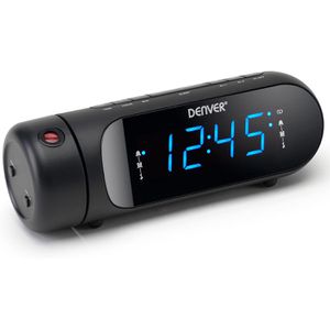 Denver Radiowecker CPR-700, UKW, zwei Weckzeiten, USB, Projektion