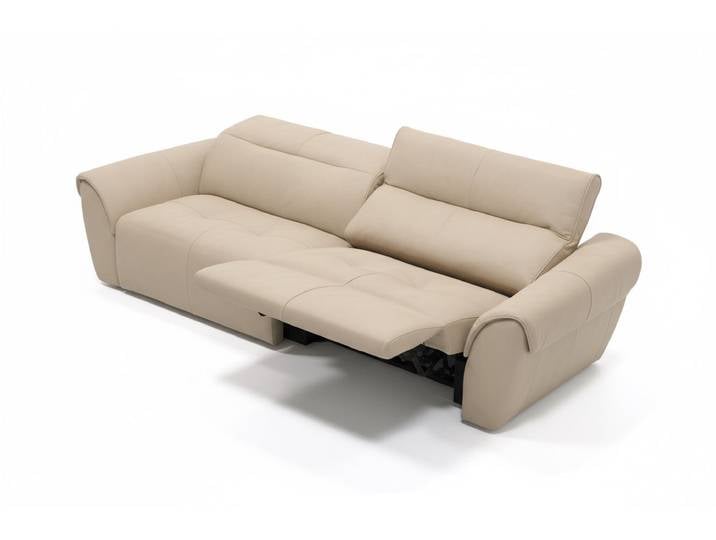Ledersofa SAVELLI 2-Sitzer Relaxsofa Elektrisch Doppelmotorisierung Italienisches Design Premium-Ledercouch