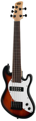 Kala U-Bass Solid Body 5-Str FL TB Tobacco Burst Hochglanz