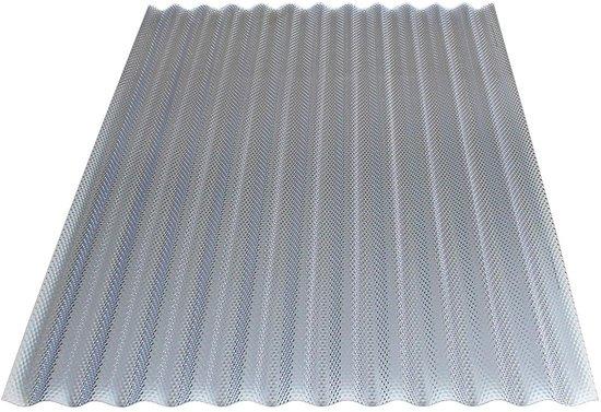 Golfplatten - Wabenstruktur - Für Gartenprojekte - Extra starkes Polycarbonat - 90 x 120 cm - Transparent