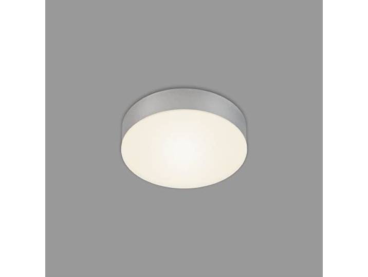 BRILONER - LED Deckenlampe rahmenlos, warmweiße Lichtfarbe, 11 Watt, 1000 Lumen, LED Lampe, Deckenleuchte, Wohnzimmerlampe, Schlafzimmerlampe, Küchenlampe, 15,7x3,6 cm, Silberfarbig