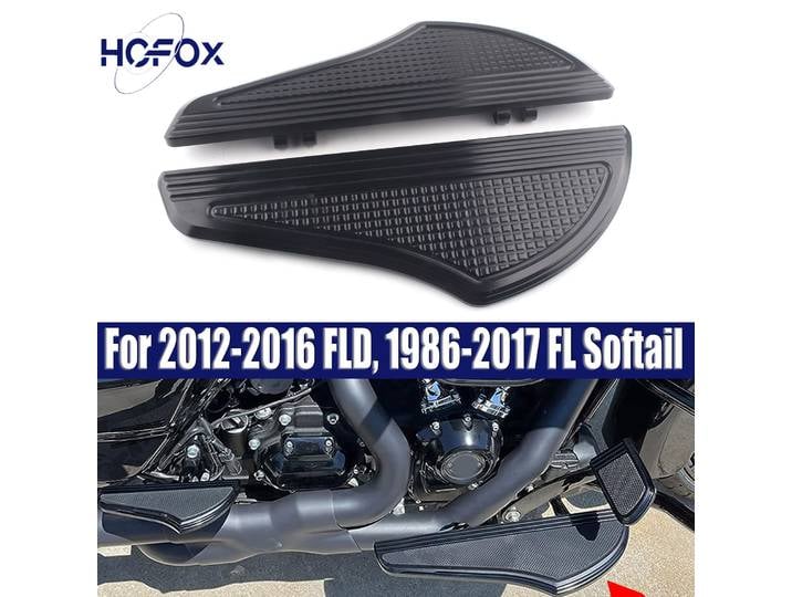 Pour FLD 2012-2016, FL Softail 1986-2017, repose-pieds Defiance pour passager, fixation mâle CNC