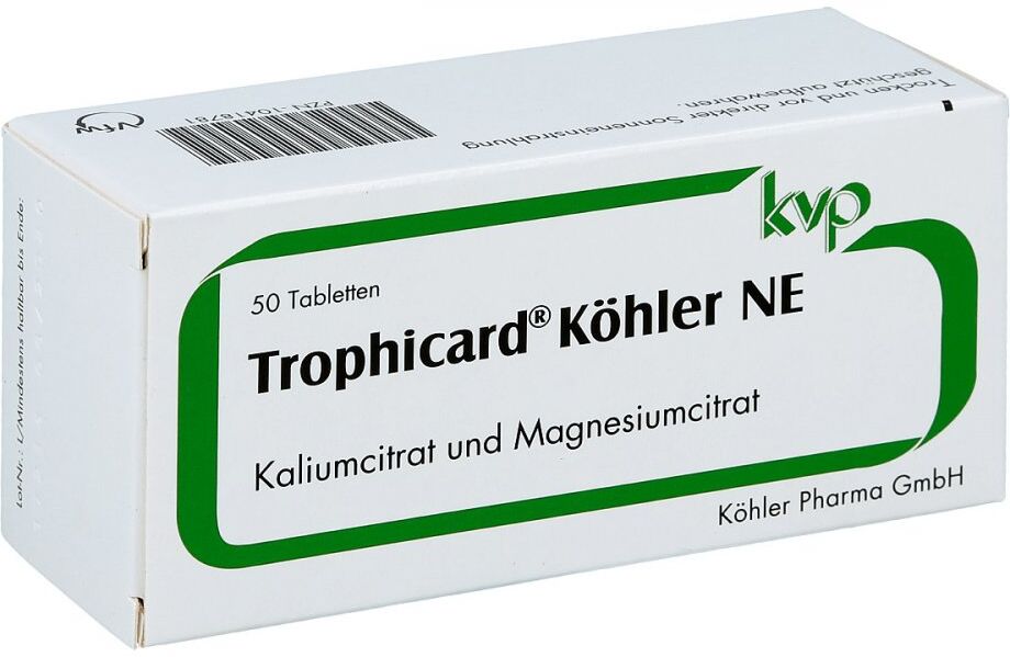 Trophicard Köhler NE Tabletten 50stk