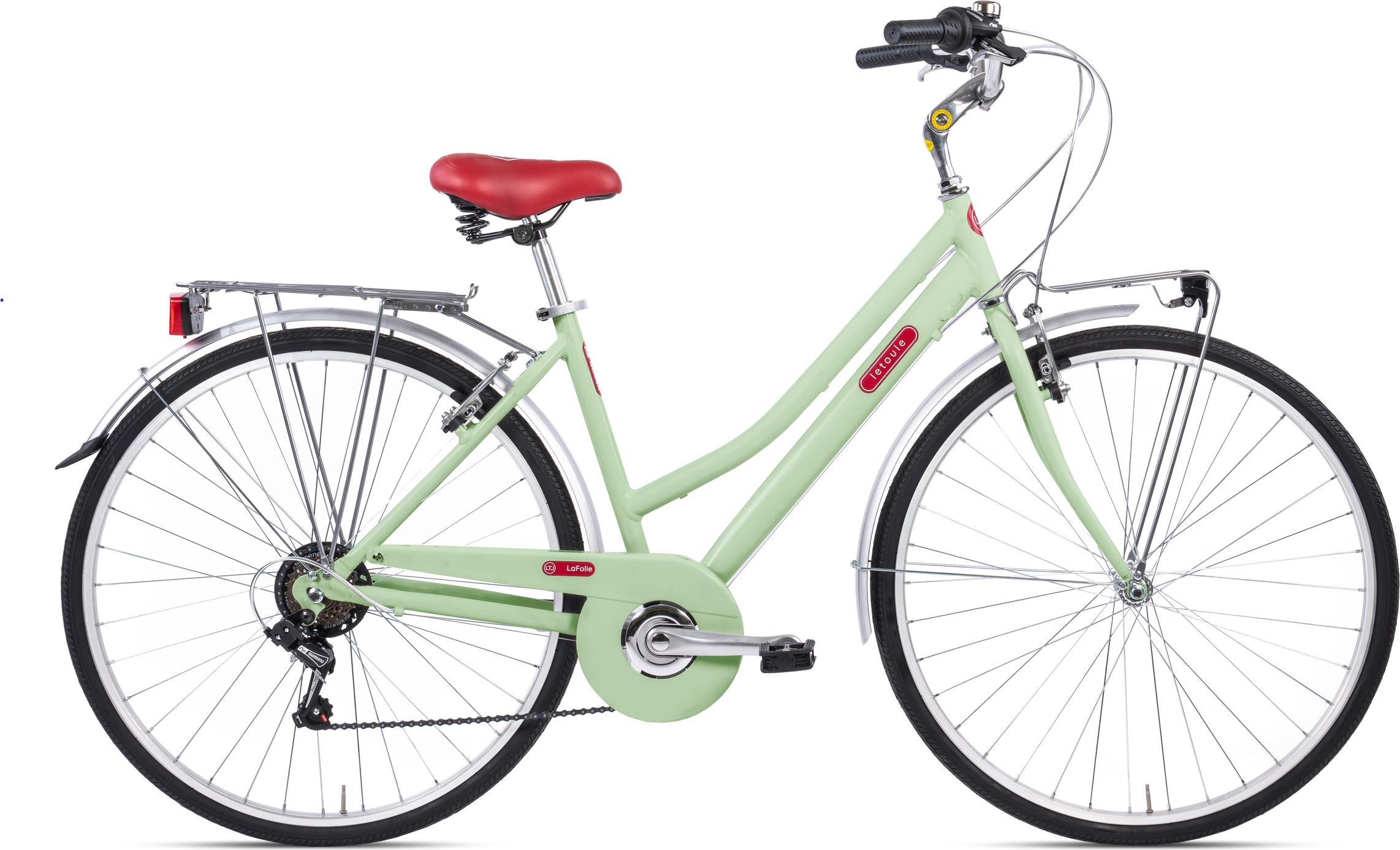 Letoule LaFolie - City Bike 28 - 6V Alloy Lady - Hell smaragdgrün