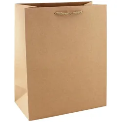 Clairefontaine 6x Tasche aus Kraftpapier, 26,5x14x33 cm - Kartonbraun 28800-2C