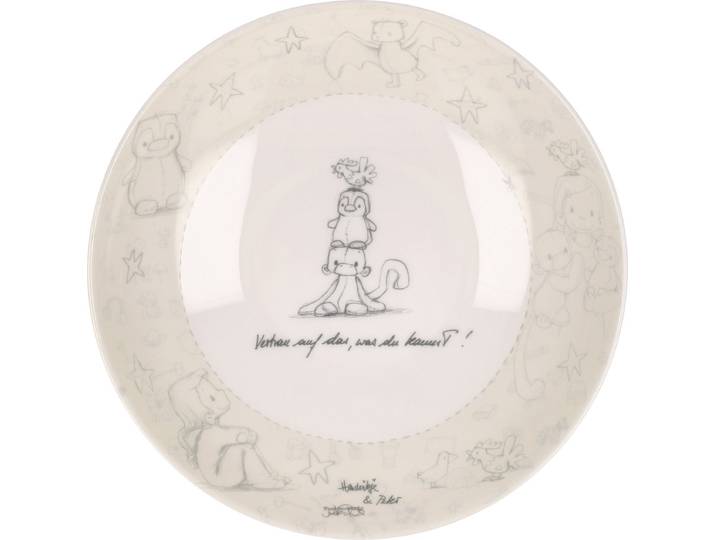 Goebel - Anouk Bord Geloof in je dromen Soepbord - porselein - 21cm