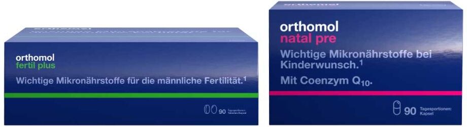 Orthomol Natal pre + Orthomol Fertil plus 2x90stk