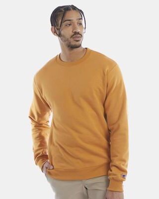 Champion S600 Powerblend Crewneck Sweatshirt in Gold Glint size 3XL S6000