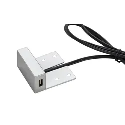 Boxi 2er Universal-Doppel-USB-Set  Boxi , silber , Maße (cm): B: 5 H: 10 T: 2.0