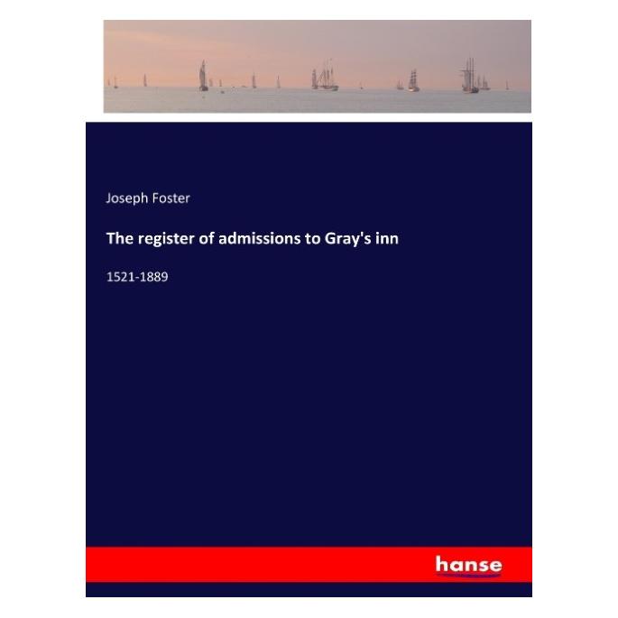 Hansebooks The register of admissions to Gray's inn (Weicher Einband) (55937350)