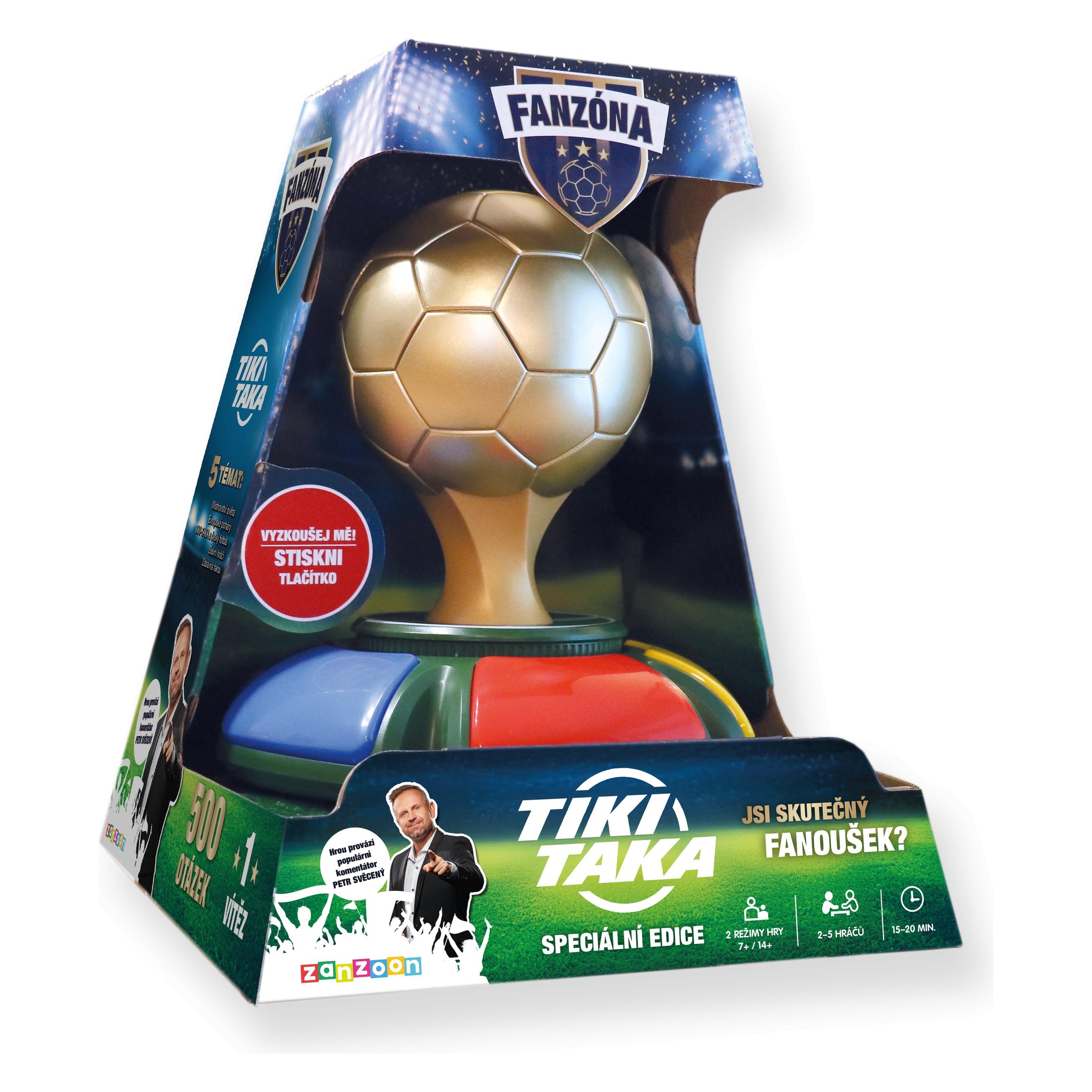 ADC Blackfire Asmodee FanZone TIKI-TAKA - Fussballquiz / Spieldauer: 20 Minuten / Spieleranzahl: 2-5 / ab 7 Jahren (Deutsch, 2 - 5 Spieler) (ZZ3525107)