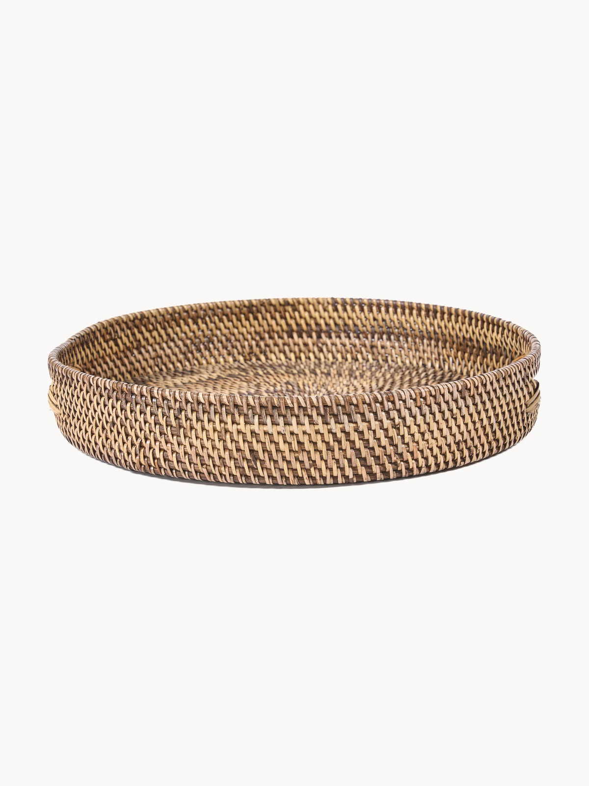 Bazar Bizar Handgeweven rotan decoratief dienblad Carry-All