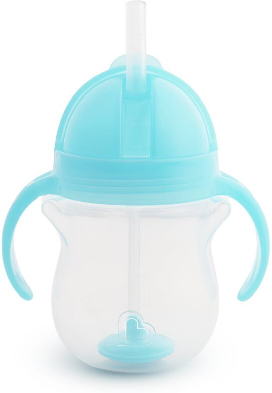 Munchkin Click Lock™ Tip & Sip cup with straw with weight Blue 6 m+ 1 pc