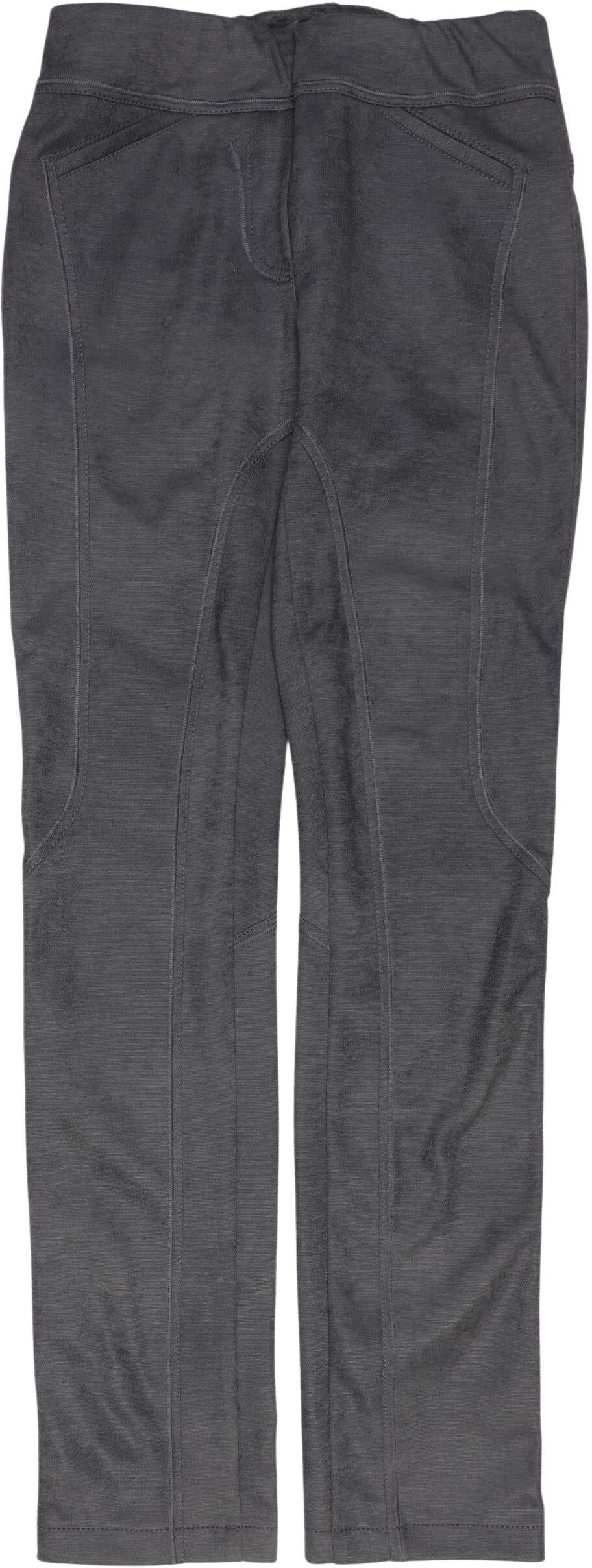 Beate Heymann Damen Stoffhose, Grau, Gr. EU 36, Synthetik - Second Hand