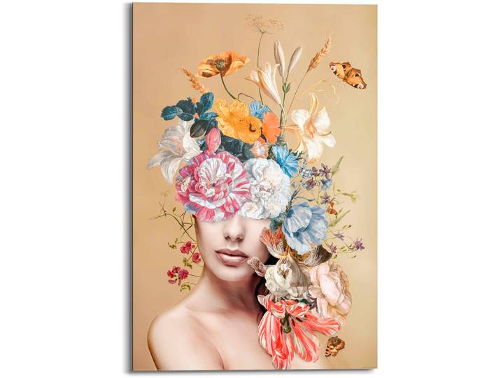 Deco-Panel REINDERS Blumig , bunt (farbe bild(er): bunt), B:60cm H:90cm T:2cm, Holzwerkstoff, Bilder, Deco-Panel