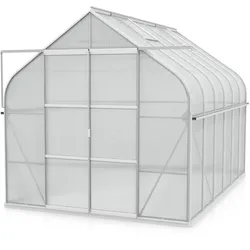 Vitavia Gewächshaus "Dione 9900" inkl. Stahlfundamentrahmen,aluminium eloxiert,9,9 m2