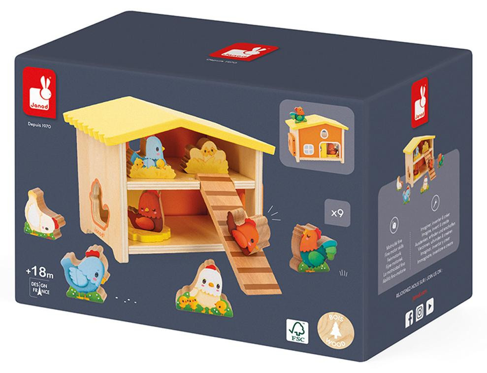 Janod J03311 Houten Speelgoed Meerkleurig