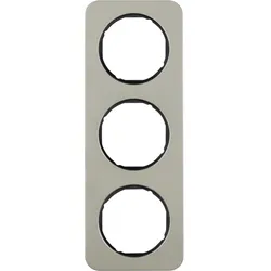 Berker 10132104 Rahmen 3fach R.1 E-Stahl schw