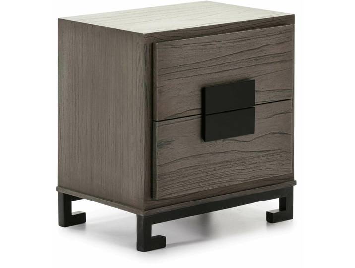 Table de chevet rectangulaire en bois argovejo