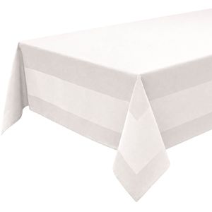 Gözze Tischdecke Pik-As, weiß, 130 x 280 cm, rechteckig, aus 100% mercerisierter Baumwolle