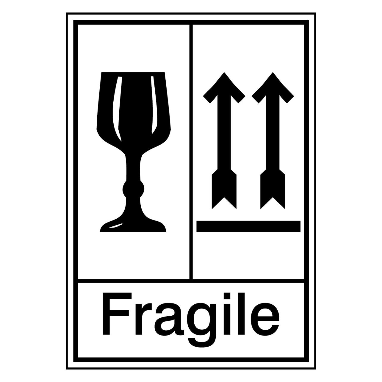 Brady Verpackungsetiketten - Fragile (STE 14-148*210-B7541)