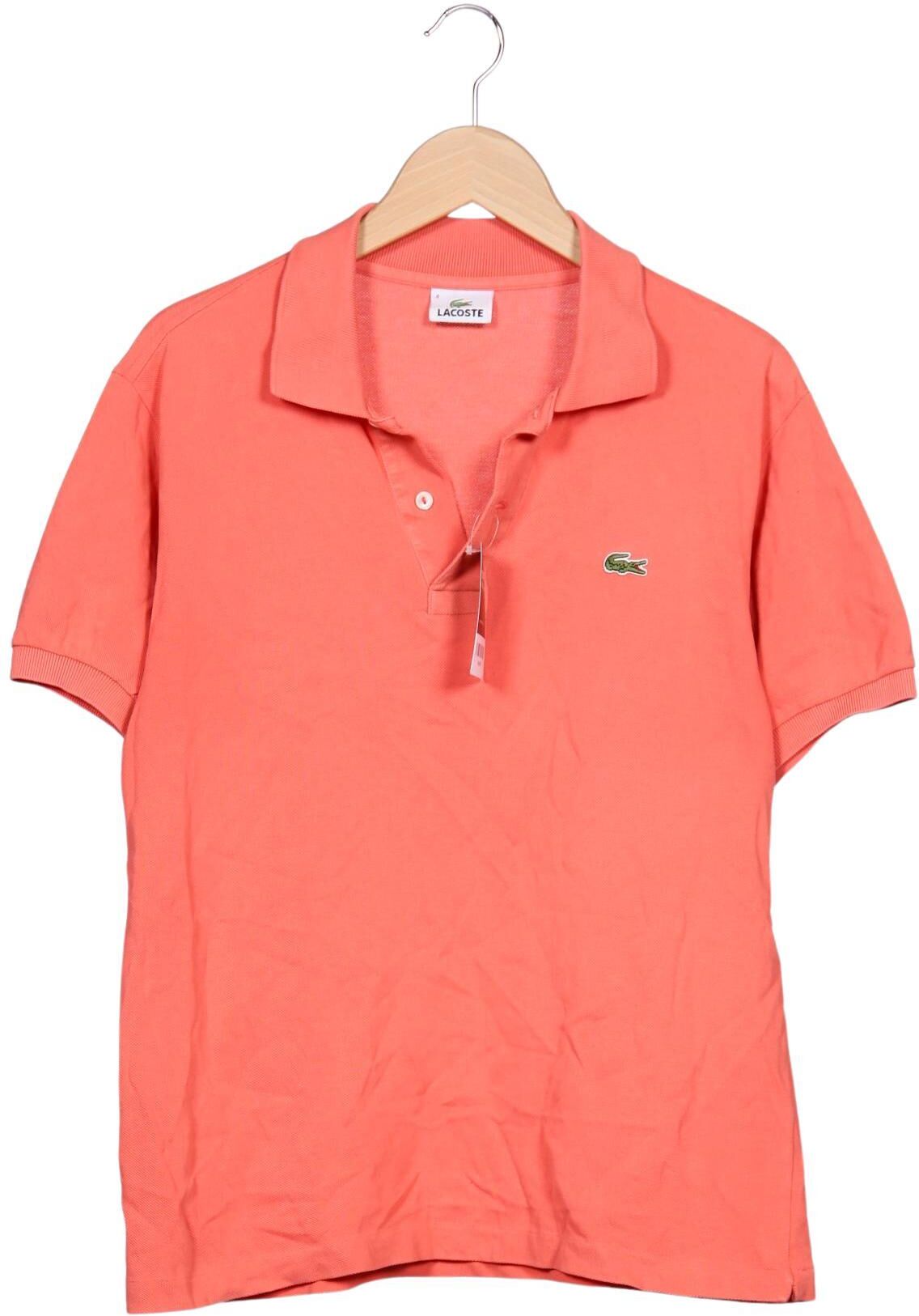 Lacoste Herren Poloshirt, Orange, Gr. M (Lacoste 4), Baumwolle - Second Hand