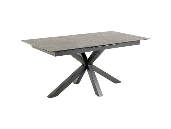 Esstisch ausziehbar Amiri Keramik schwarz B 168 T 90 cm