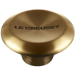 LE CREUSET Deckelknopf Gold SIGNATURE - B/H/T ca. 5.70x3.00x5.70