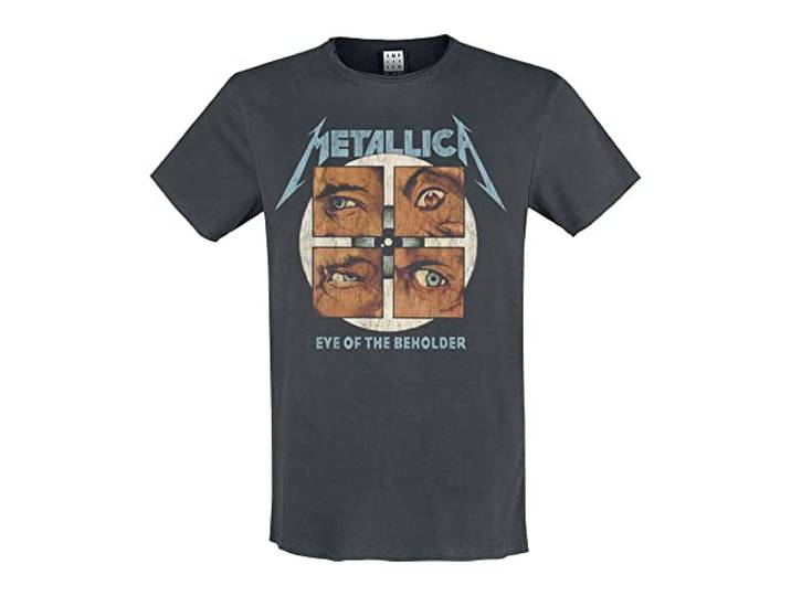 Metallica Amplified Collection - Eye of The Beholder heren T-shirt Carbon S 100% katoen Regular