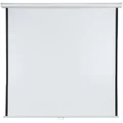 Franken Rolloleinwand 150 x cm Projektionsfläche (59.06", 1:1), Leinwand, Weiss