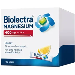 Biolectra Magnesium 400 mg ultra Direct Zitrone vegan 100 St