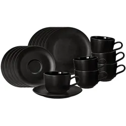 Seltmann Weiden Kaffeeservice Liberty Velvet Black 18-tlg.