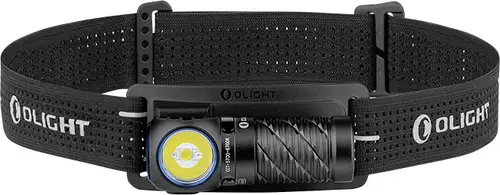 OLight Perun 3 Mini Stirnlampe, Handlampe akkubetrieben 500lm PERUN3MINICW