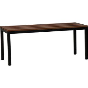 G-Office Umkleidebank SRB, Sitzfläche Holz, 100 cm, buche / schwarz