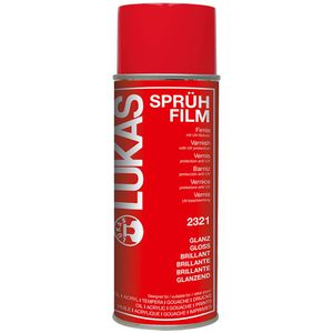 Lukas-Nerchau Fixierspray 2321 Firnis, 400ml, Schutzlack für Farben, mit UV-Schutz, glänzend