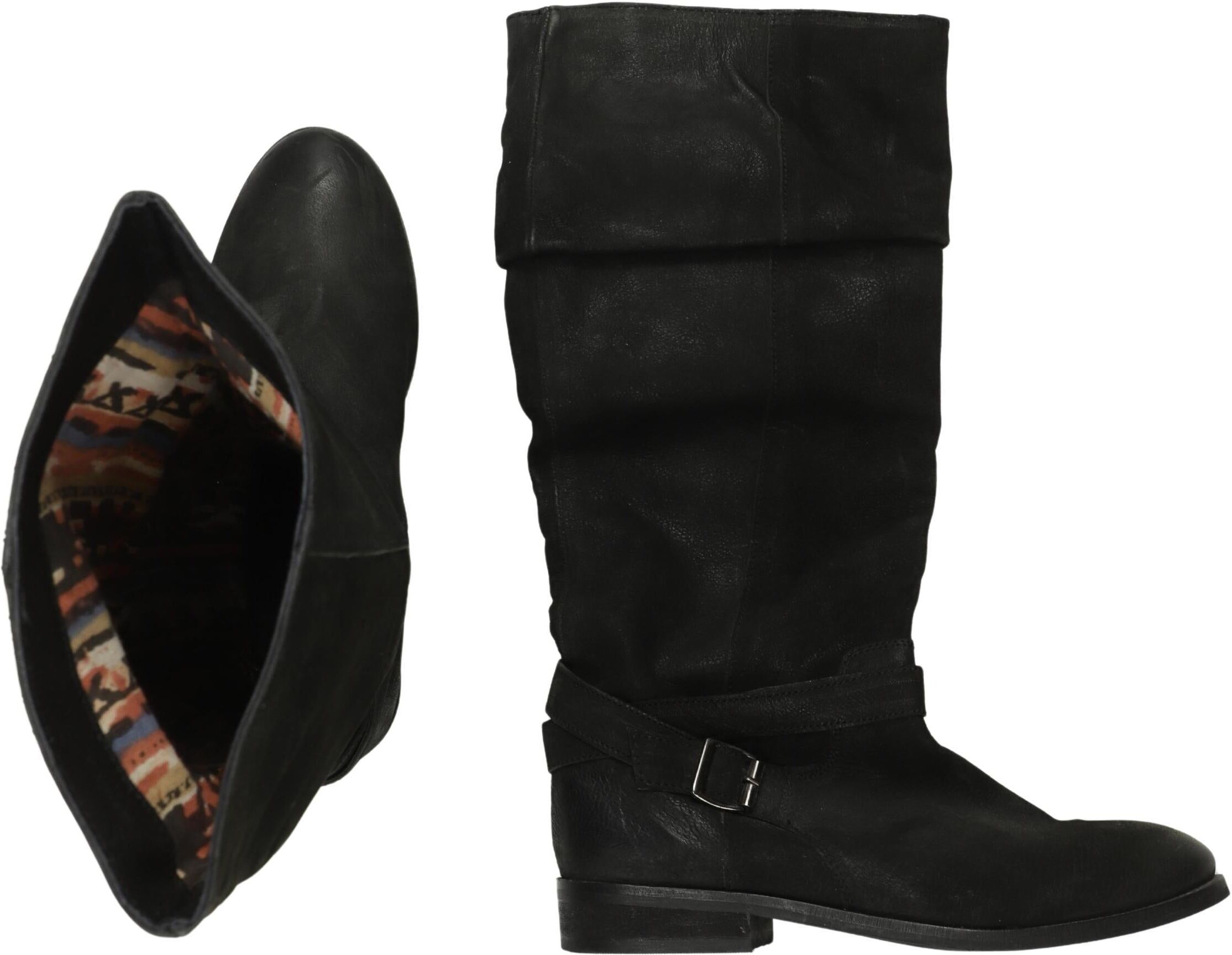 Goertz Schuhe Damen Stiefel, Schwarz, Gr. EU 38, kein / Etikett - Second Hand