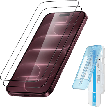 Anker Tempered Glass Screen Protector, 2-Pack