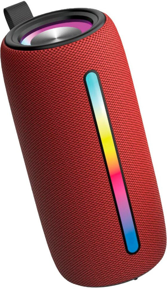 Denver Trådløs Bluetooth Højtaler - Indbygget Dynamisk Lysfunktion - Rød