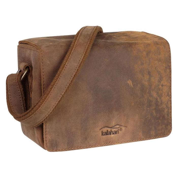 Kalahari KAAMA LS-16 Fototasche, Leder (Kamera Schultertasche) (440516)
